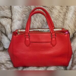 Chic Red Satchel Bag